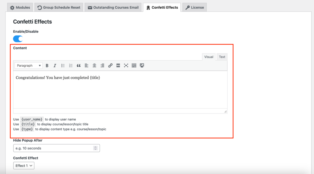 Module 13 Confetti Effects TeknoFlair