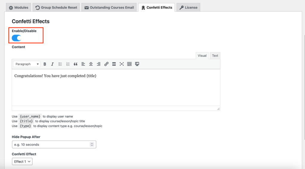 Module 13 Confetti Effects TeknoFlair
