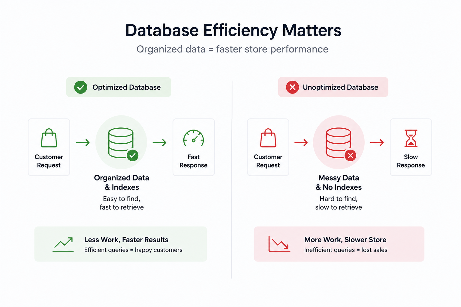 WooCommerce database optimization for faster performance